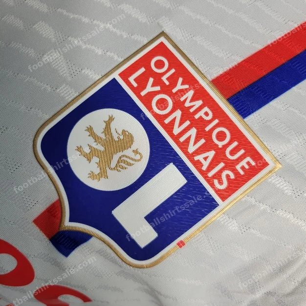 2023/2024 Lyon Home Football Shirt – Player Version - Detail 7