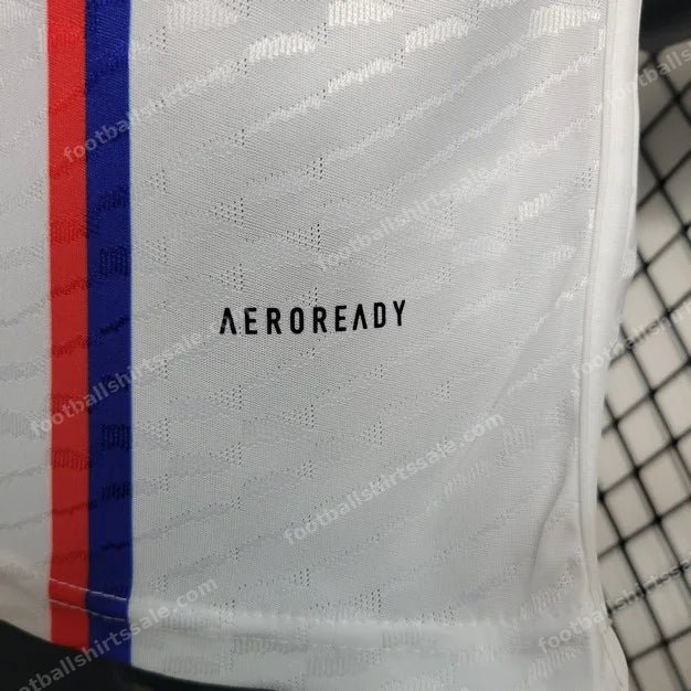2023/2024 Lyon Home Football Shirt – Player Version - Detail 9
