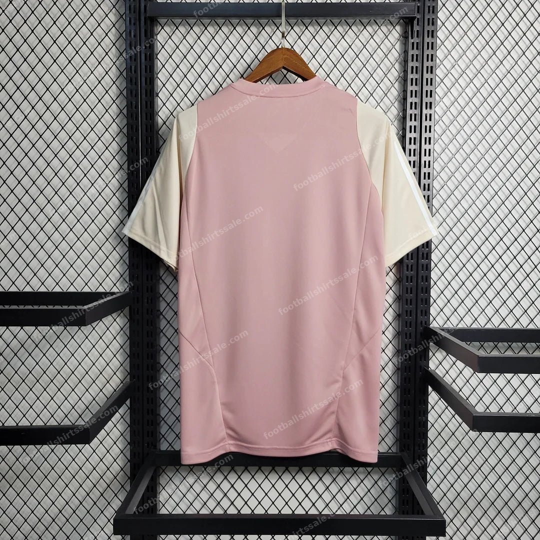 2023/2024 Lyon Training Wear Pink Football Shirt - Detail 1