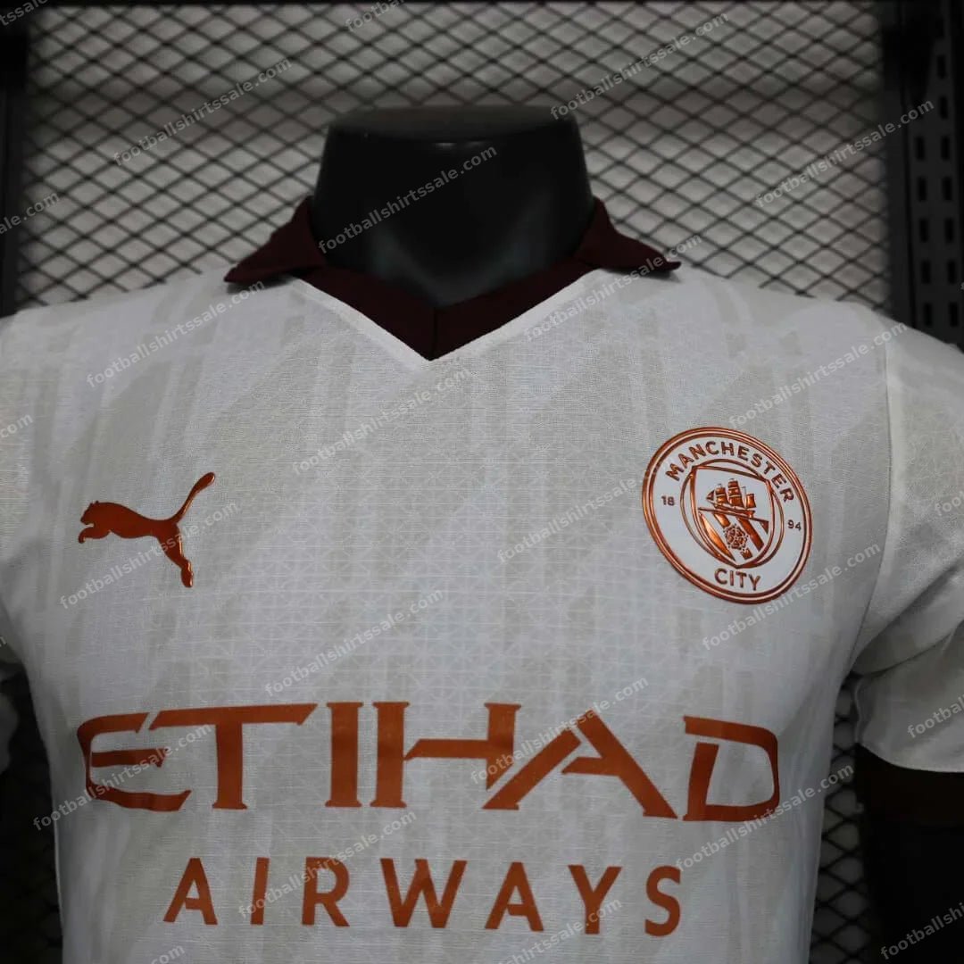 2023/2024 Manchester City Away Football Shirt 1:1 Thai Quality – Player Version - Detail 2
