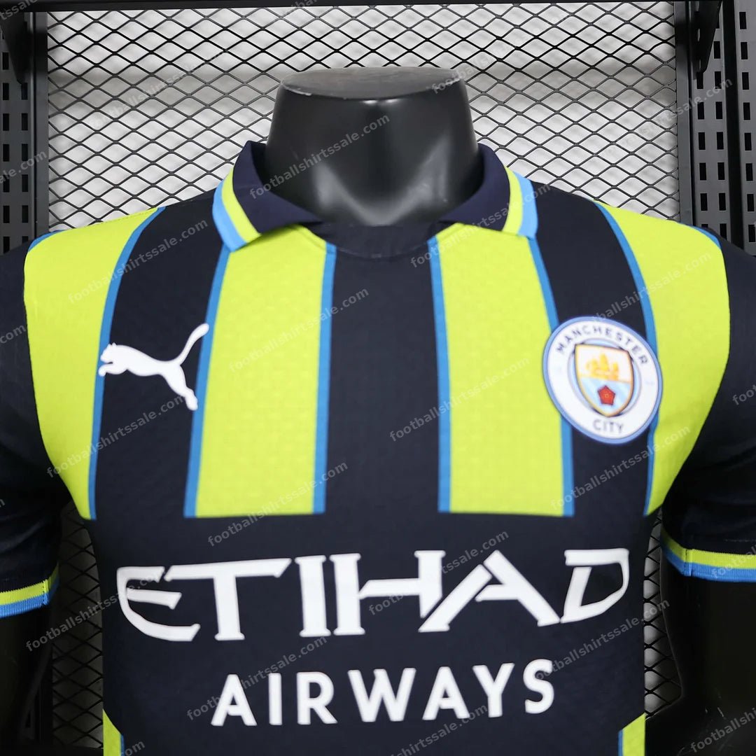 2024/2025 Manchester City Away Football Shirt 1:1 Thai Quality – Player Version - Detail 2