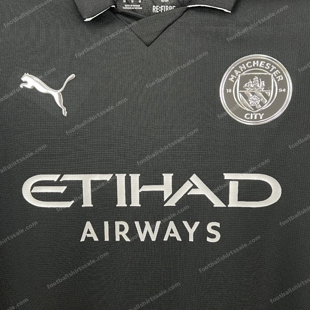 2025/2026 Manchester City Away Football Shirt - Detail 2