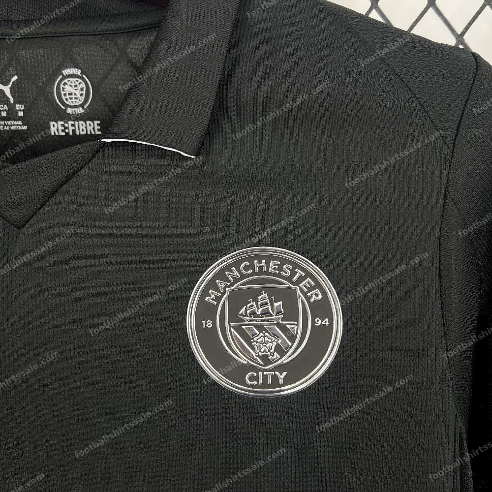 2025/2026 Manchester City Away Football Shirt - Detail 4