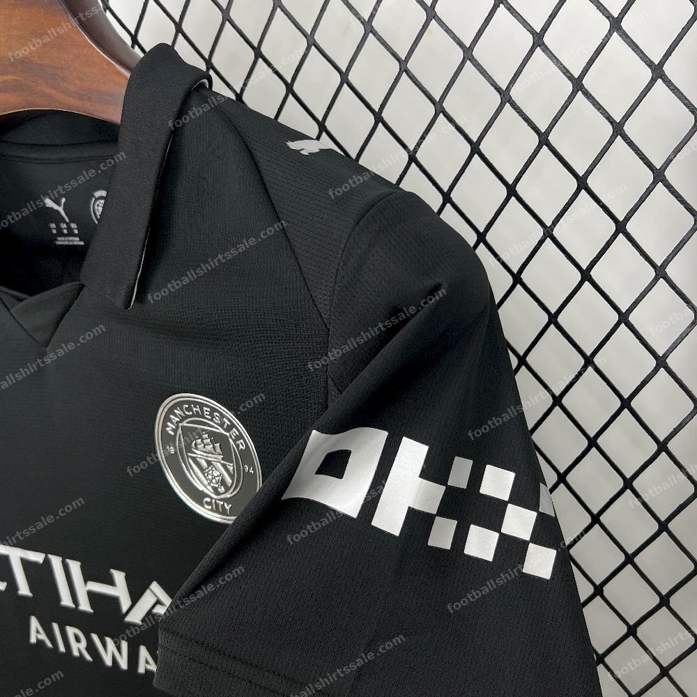 2025/2026 Manchester City Away Football Shirt - Detail 5