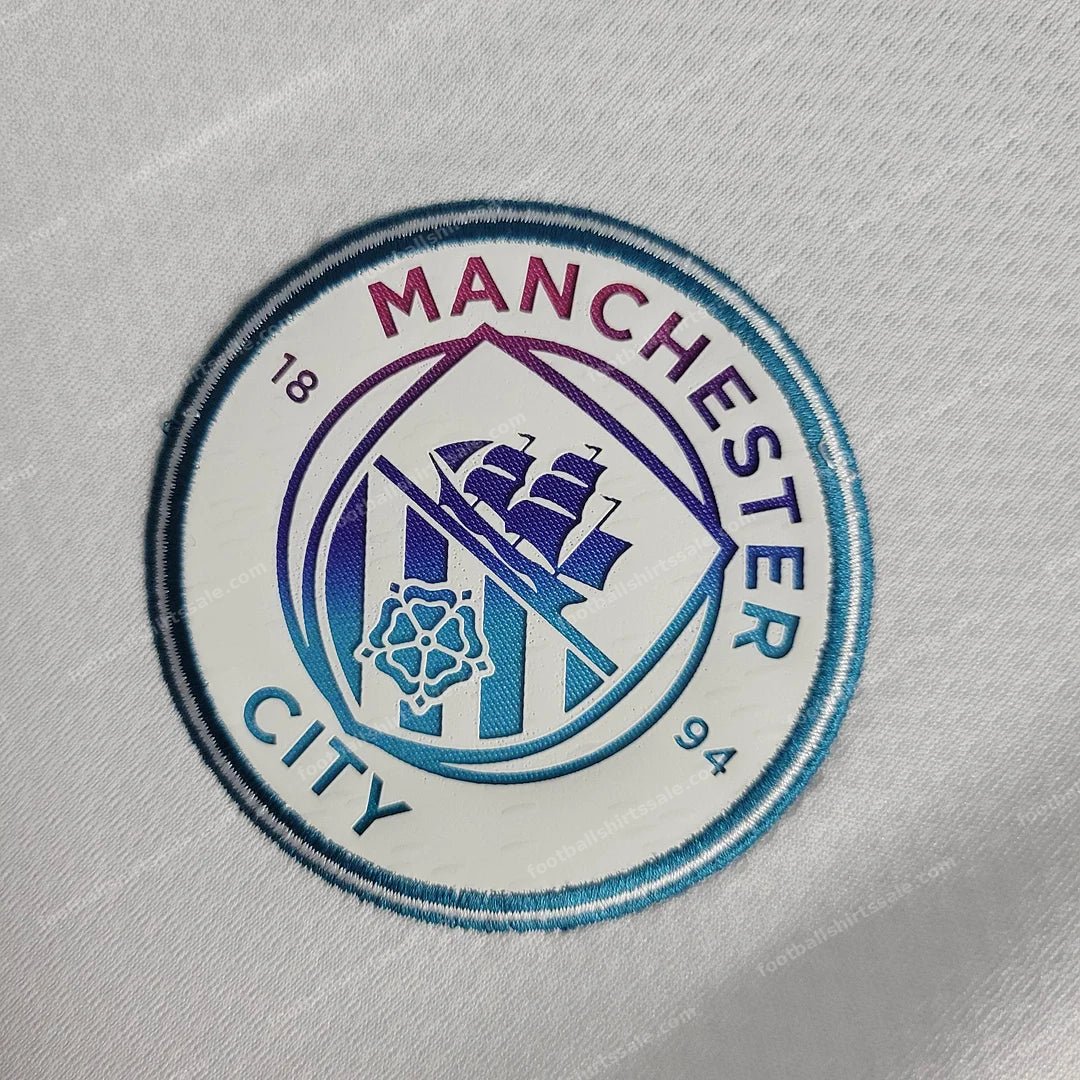 Manchester City Football Shirt 2021/2022 Retro 1:1 Thai Quality Away - Detail 5