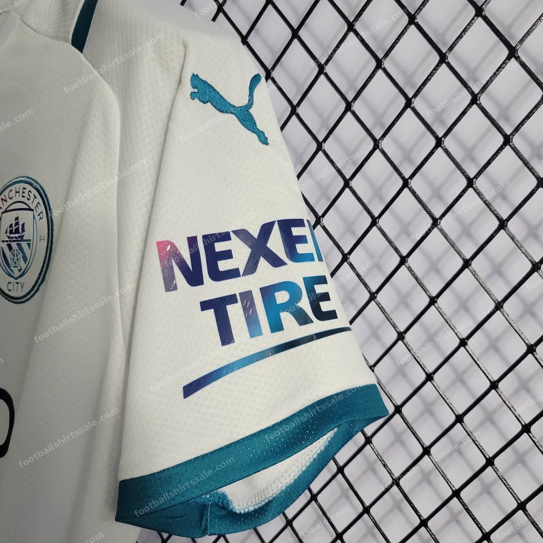 Manchester City Football Shirt 2021/2022 Retro 1:1 Thai Quality Away - Detail 6