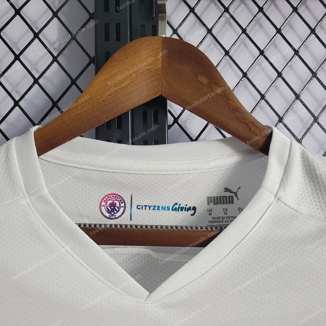 Manchester City Football Shirt 2021/2022 Retro 1:1 Thai Quality Away - Detail 8