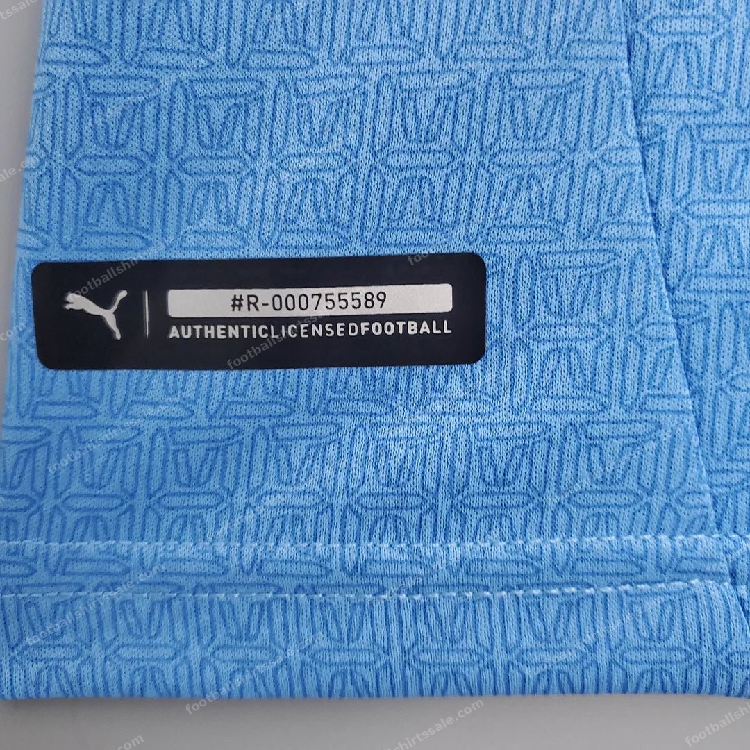 Manchester City Football Shirt 2021/2022 Retro 1:1 Thai Quality Home - Detail 8