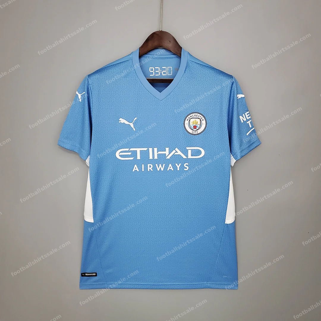 Manchester City Football Shirt 2021/2022 Retro 1:1 Thai Quality Home