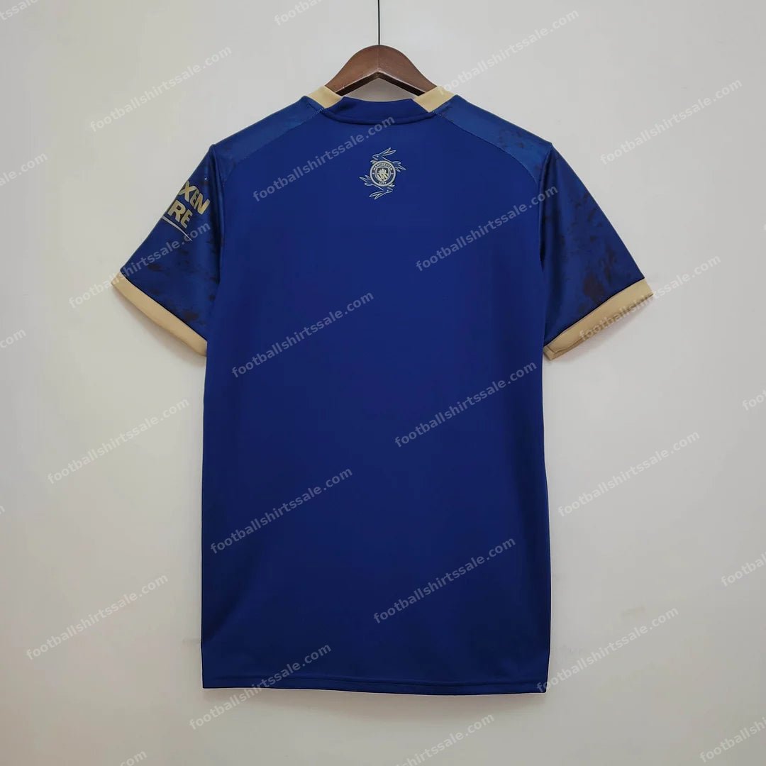 2023 Manchester City Chinese New Year Commemorative Edition Blue Football Shirt 1:1 Thai Quality - Detail 1
