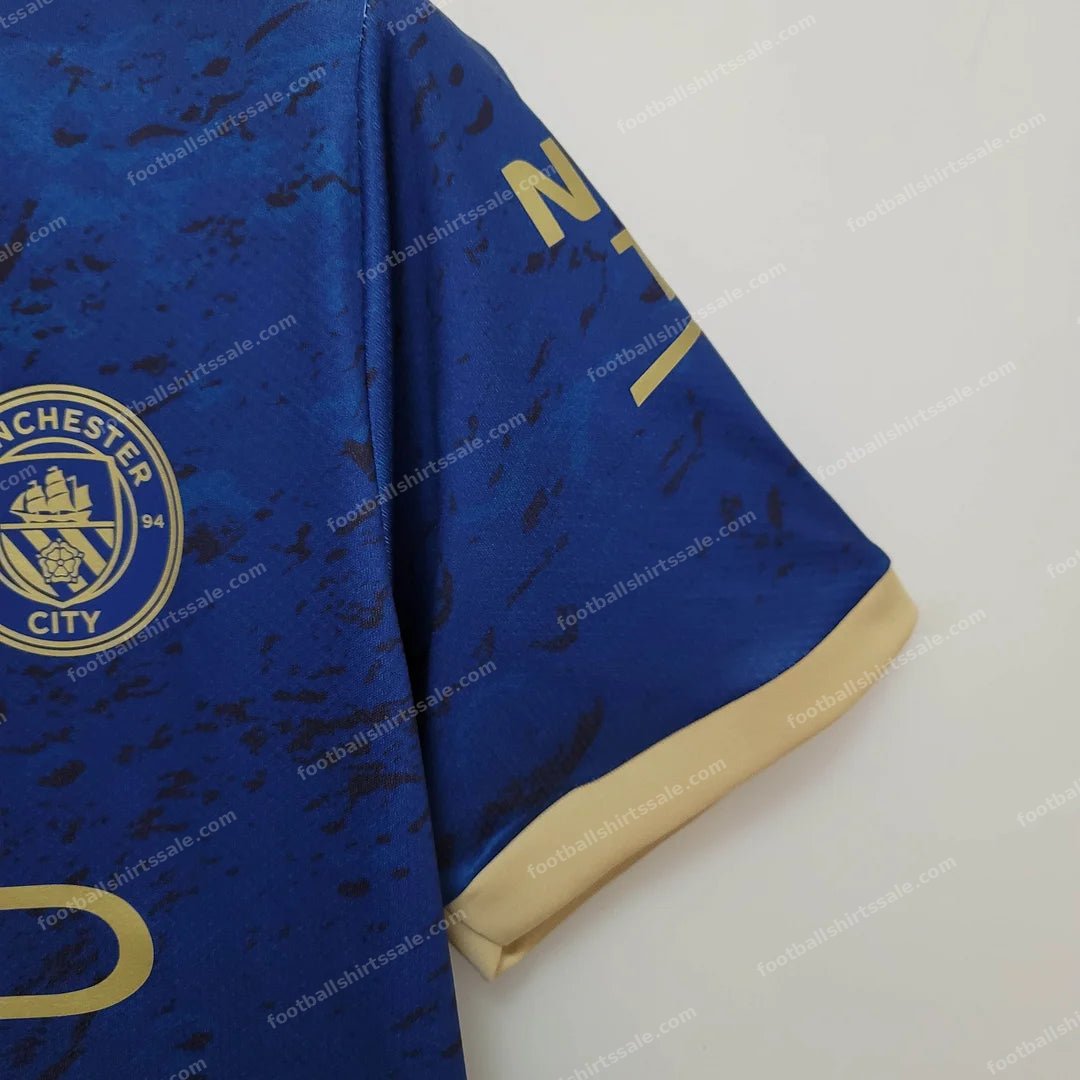 2023 Manchester City Chinese New Year Commemorative Edition Blue Football Shirt 1:1 Thai Quality - Detail 6