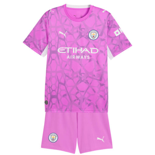 Manchester City Goalkeeper Kids Kit 26/27 - Pink