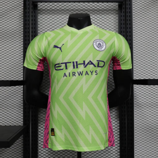 2023/2024 Manchester City Goalkeeper Green Football Shirt 1:1 Thai Quality - Player Version