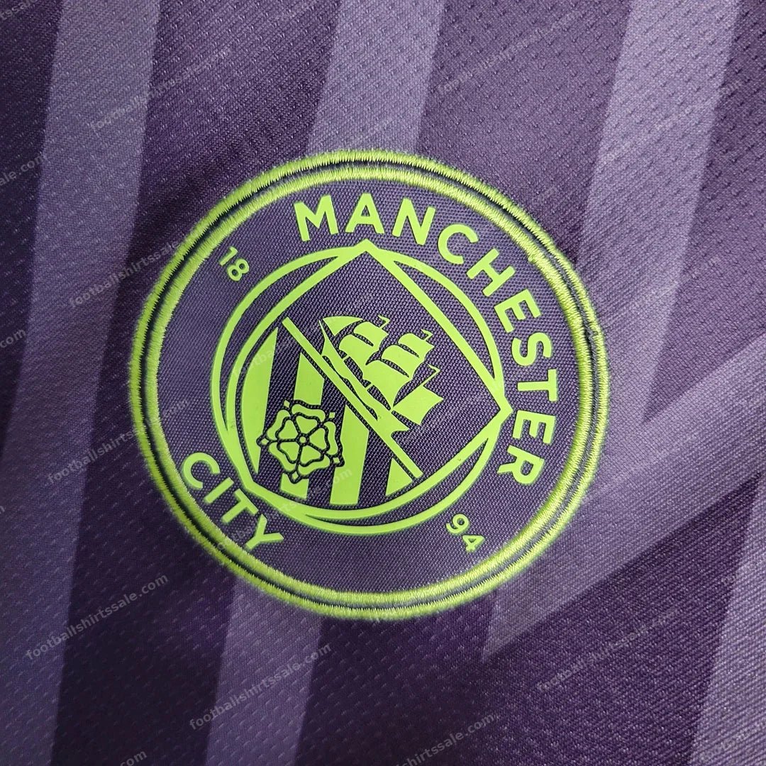 2023/2024 Manchester City Goalkeeper Purple Football Shirt 1:1 Thai Quality - Detail 5