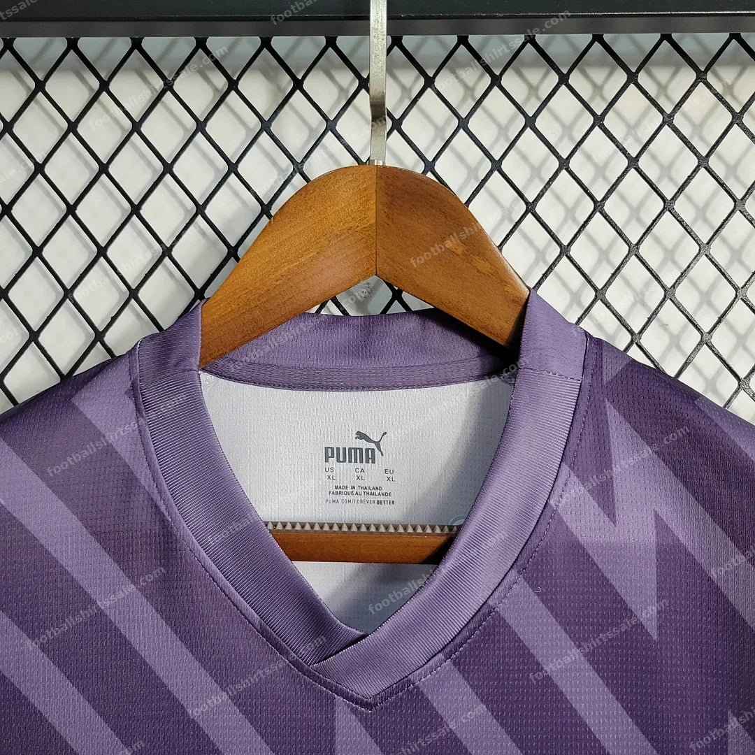 2023/2024 Manchester City Goalkeeper Purple Football Shirt 1:1 Thai Quality - Detail 7