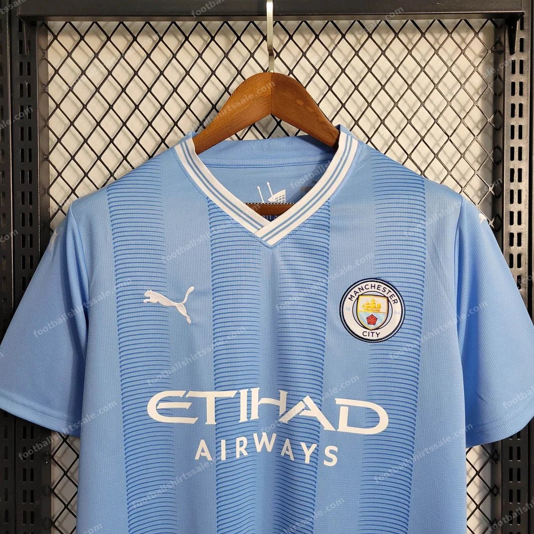 2023/2024 Manchester City Home Football Shirt 1:1 Thai Quality - Detail 3