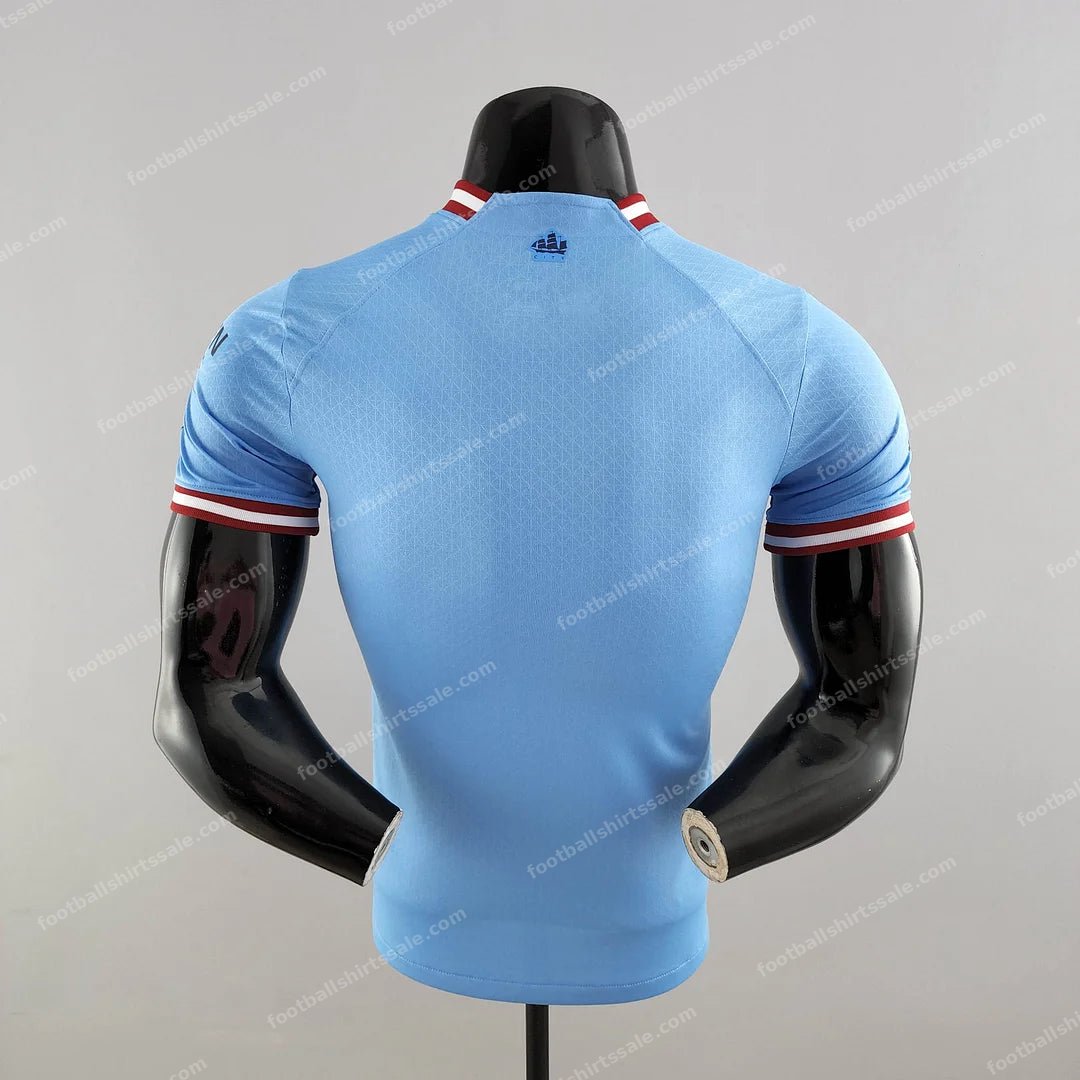 2022/2023 Manchester City Home Football Shirt 1:1 Thai Quality – Player Version - Detail 1