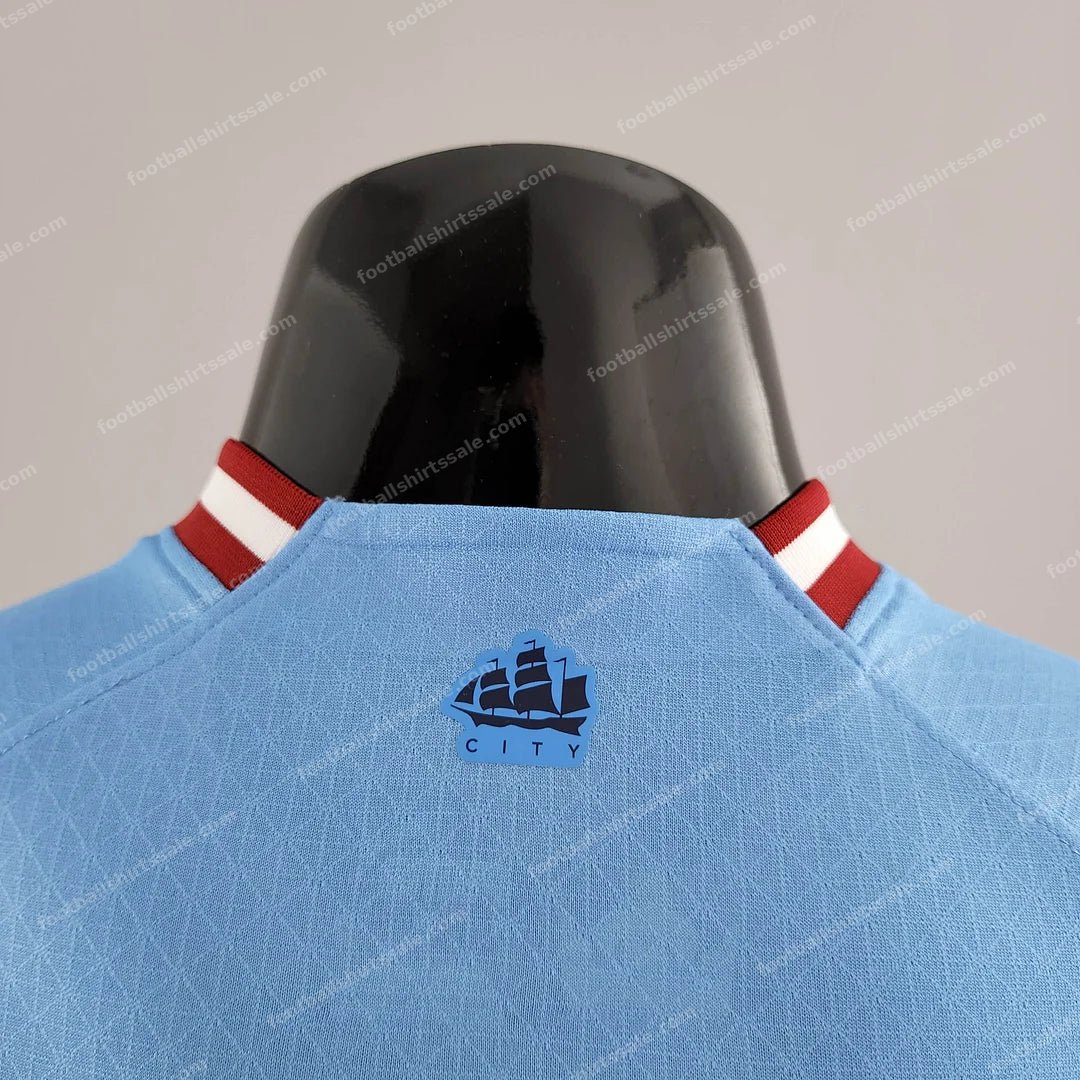 2022/2023 Manchester City Home Football Shirt 1:1 Thai Quality – Player Version - Detail 6