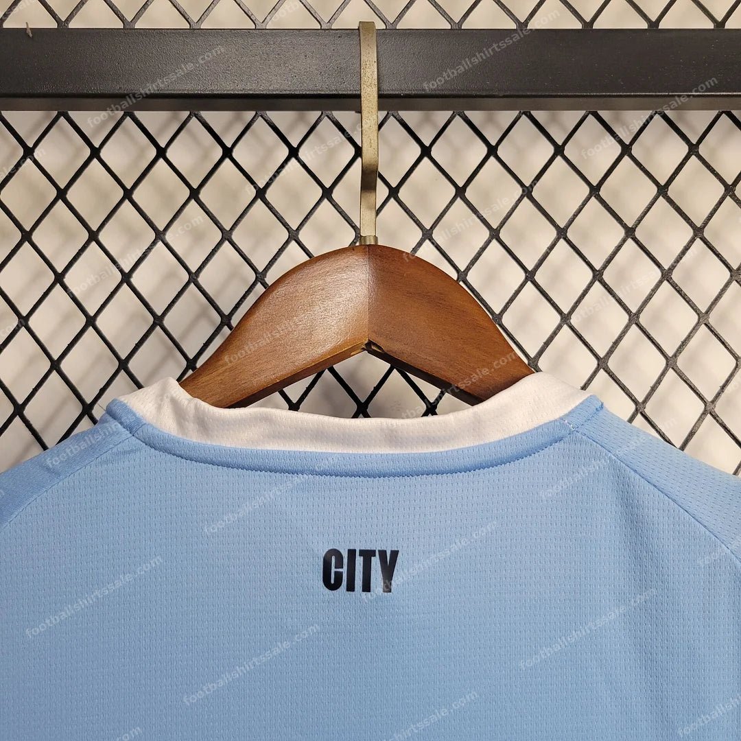 2025/2026 Manchester City Home Football Shirt Kids Size - Detail 7
