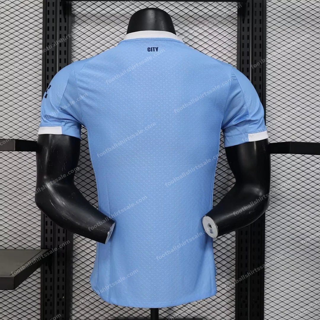 2025/2026 Manchester City Home Football Shirt – Player Version - Detail 1