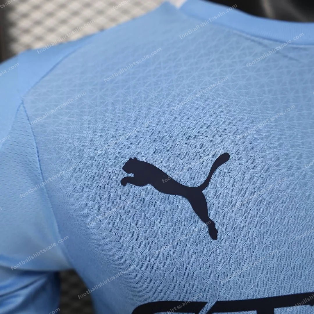 2025/2026 Manchester City Home Football Shirt – Player Version - Detail 3
