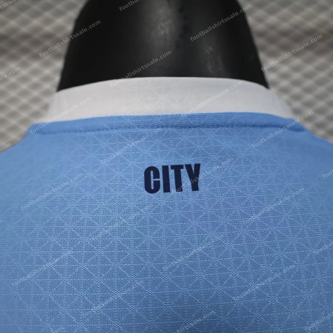 2025/2026 Manchester City Home Football Shirt – Player Version - Detail 7