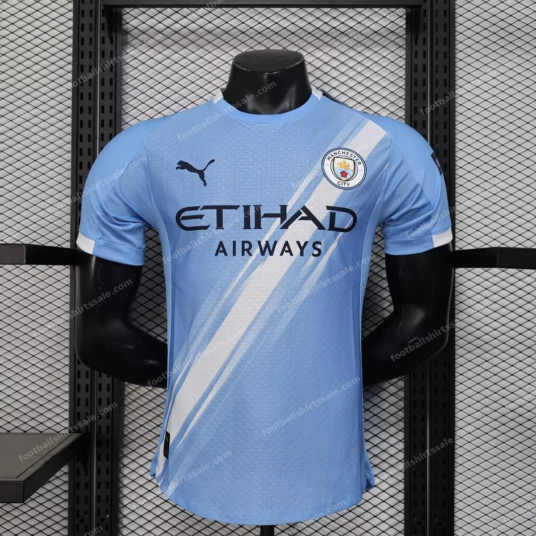 2025/2026 Manchester City Home Football Shirt – Player Version