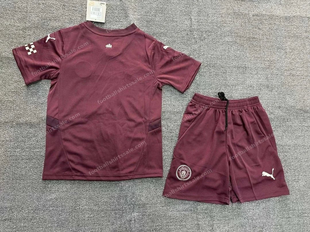 2024/2025 Manchester City Third Away Football Shirt 1:1 Thai Quality Kids Size - Detail 1