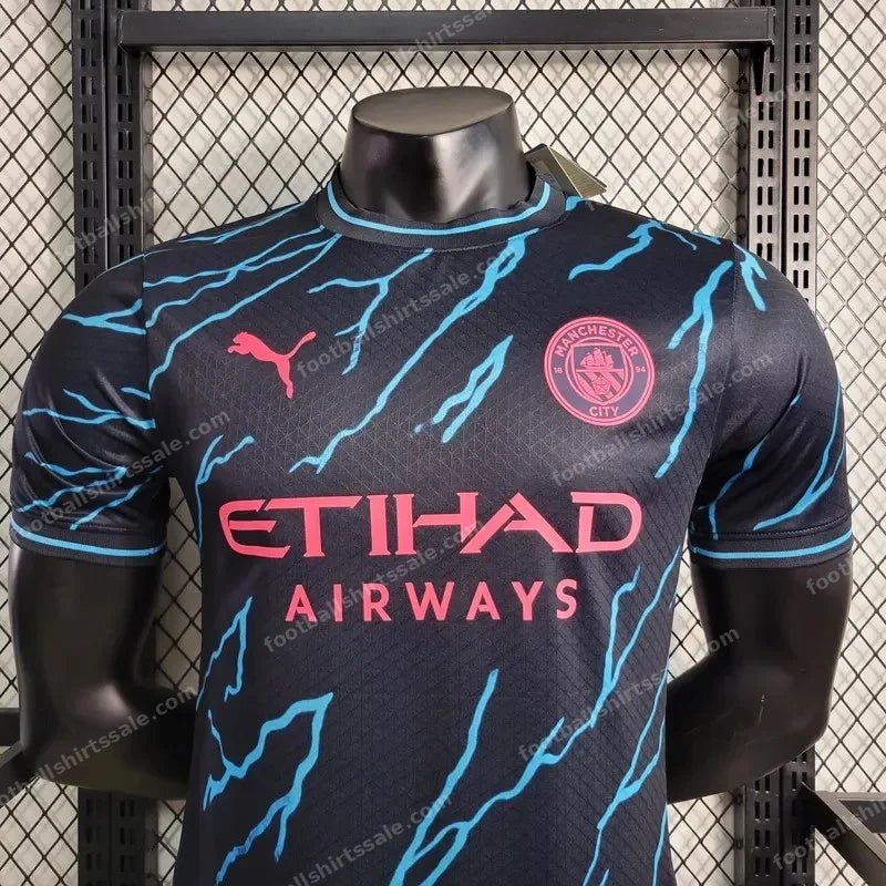 2023/2024 Manchester City Third Away Football Shirt 1:1 Thai Quality – Player Version - Detail 2