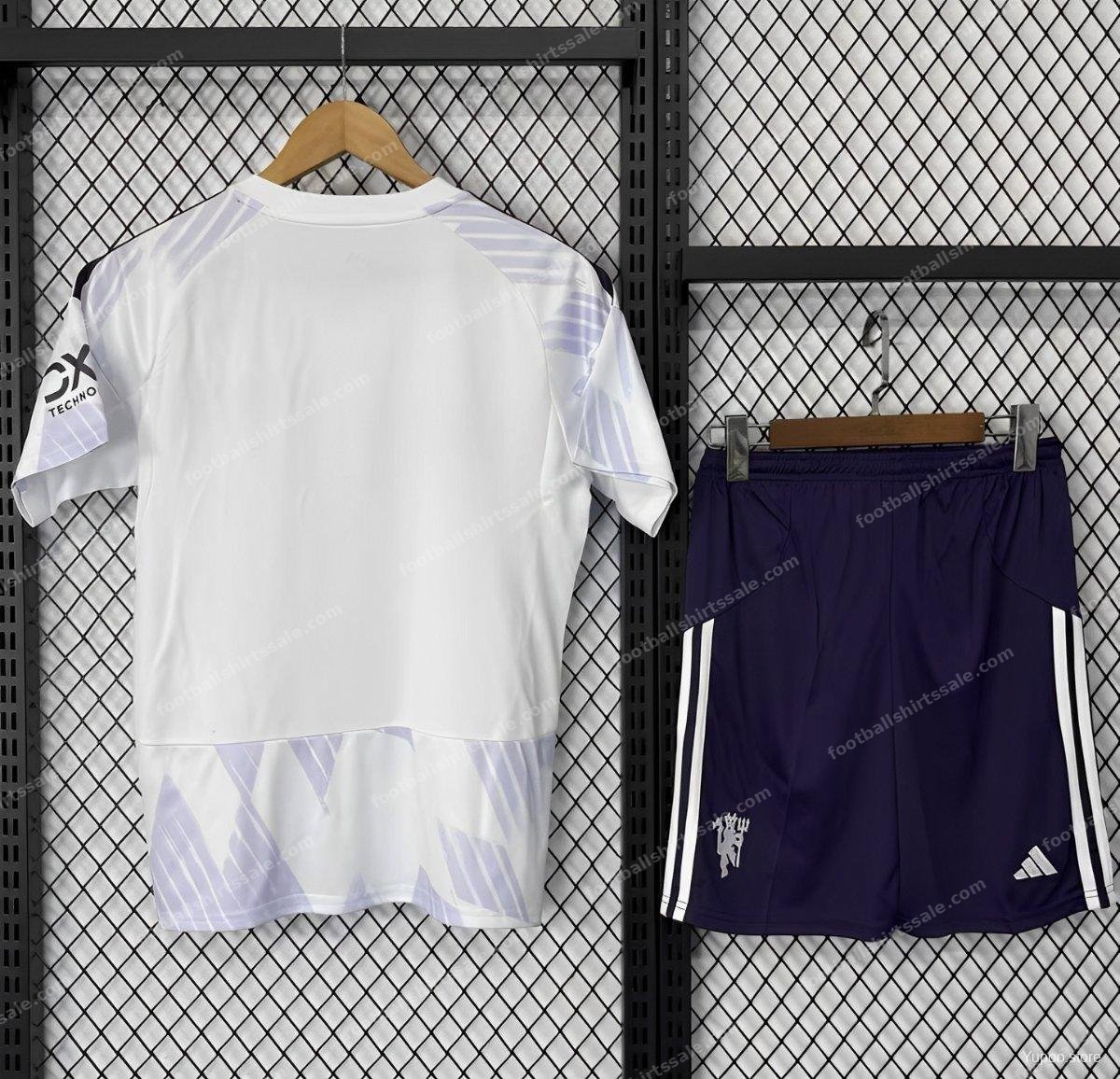2025/2026 Manchester United Away Football Shirt Kids Size - Detail 1