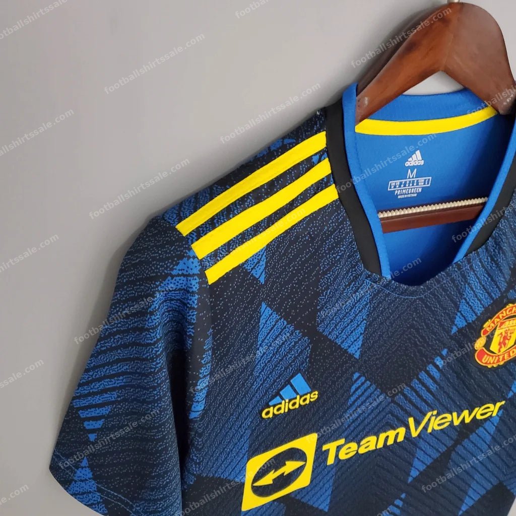 Manchester United Football Shirt Third Away 2021 / 2022 Retro 1:1 Thai Quality - Detail 2