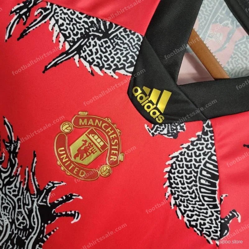2019/2020 Manchester United Chinese Dragon Football Shirt 1:1 Thai Quality - Detail 4