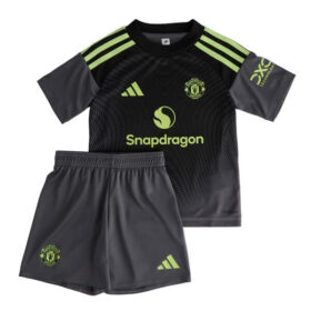 Manchester United Goalkeeper Kids Kit 25/26 - Black