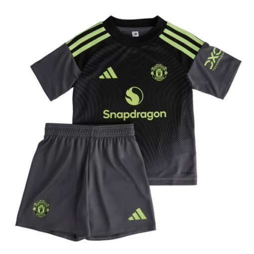 Manchester United Goalkeeper Kids Kit 25/26 - Black