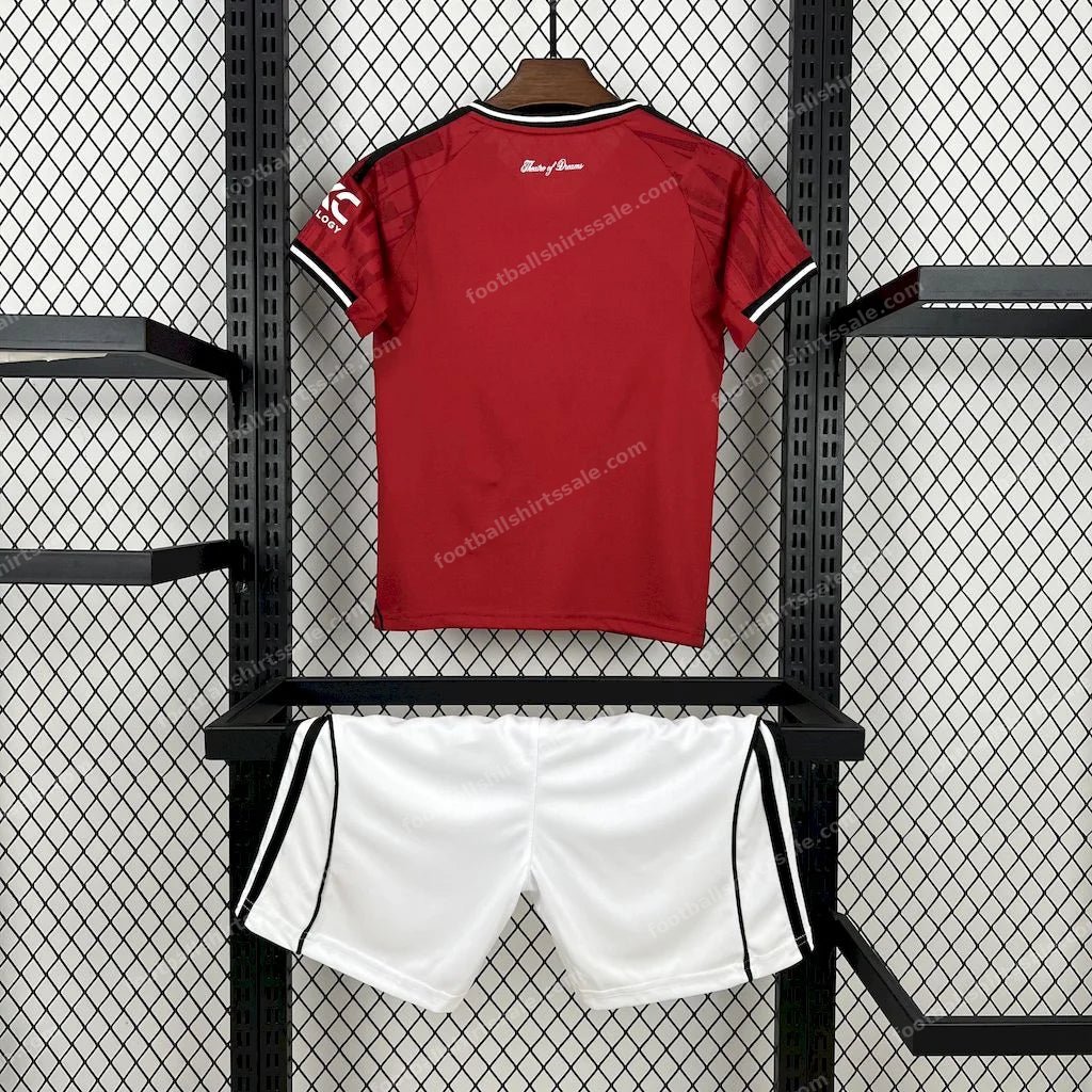 2025/2026 Manchester United Home Football Shirt Kids Size - Detail 1