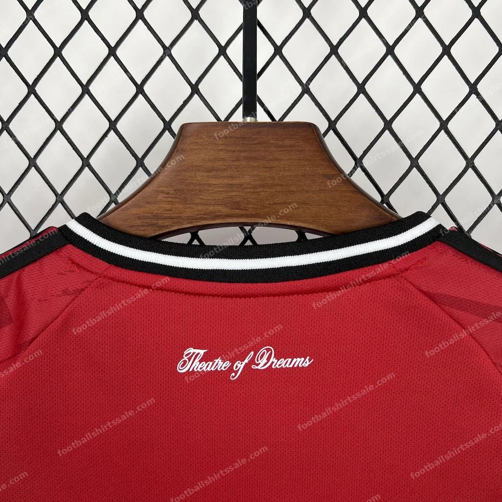 2025/2026 Manchester United Home Football Shirt Kids Size - Detail 5