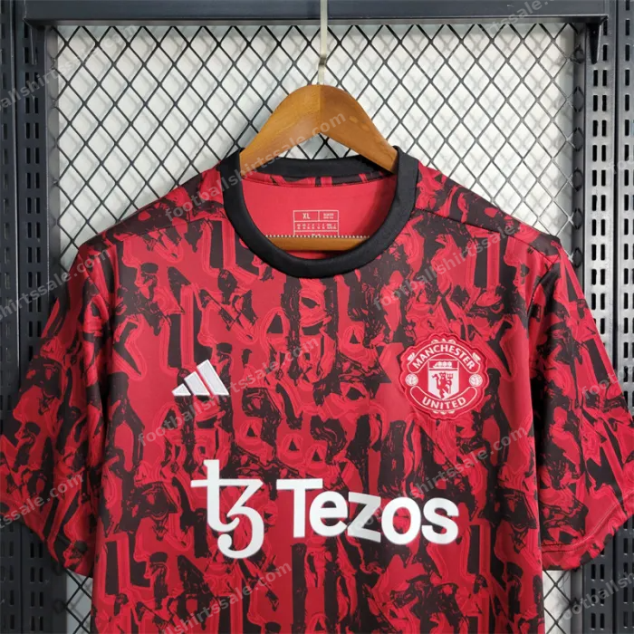 2023/2024 Manchester United pre-match jersey 1:1 Thai Quality - Detail 3