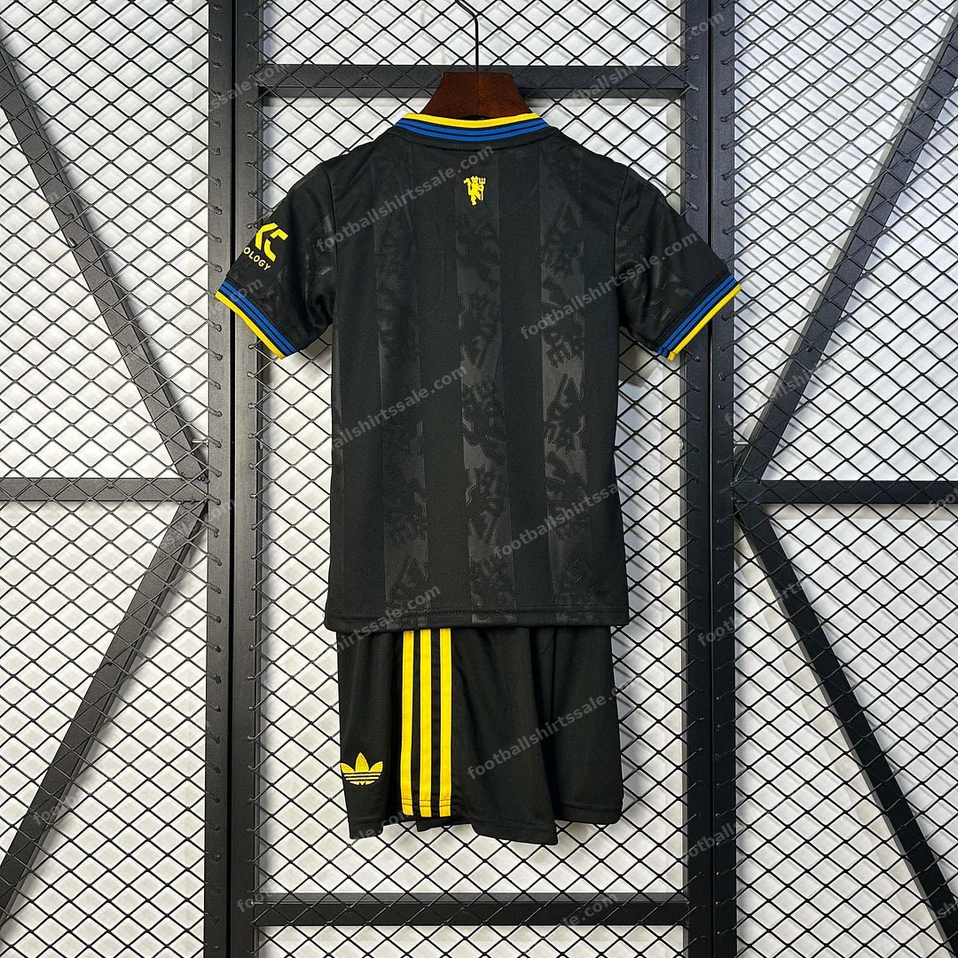 2025/2026 Manchester United Third Away Football Shirt Kids Size - Detail 1