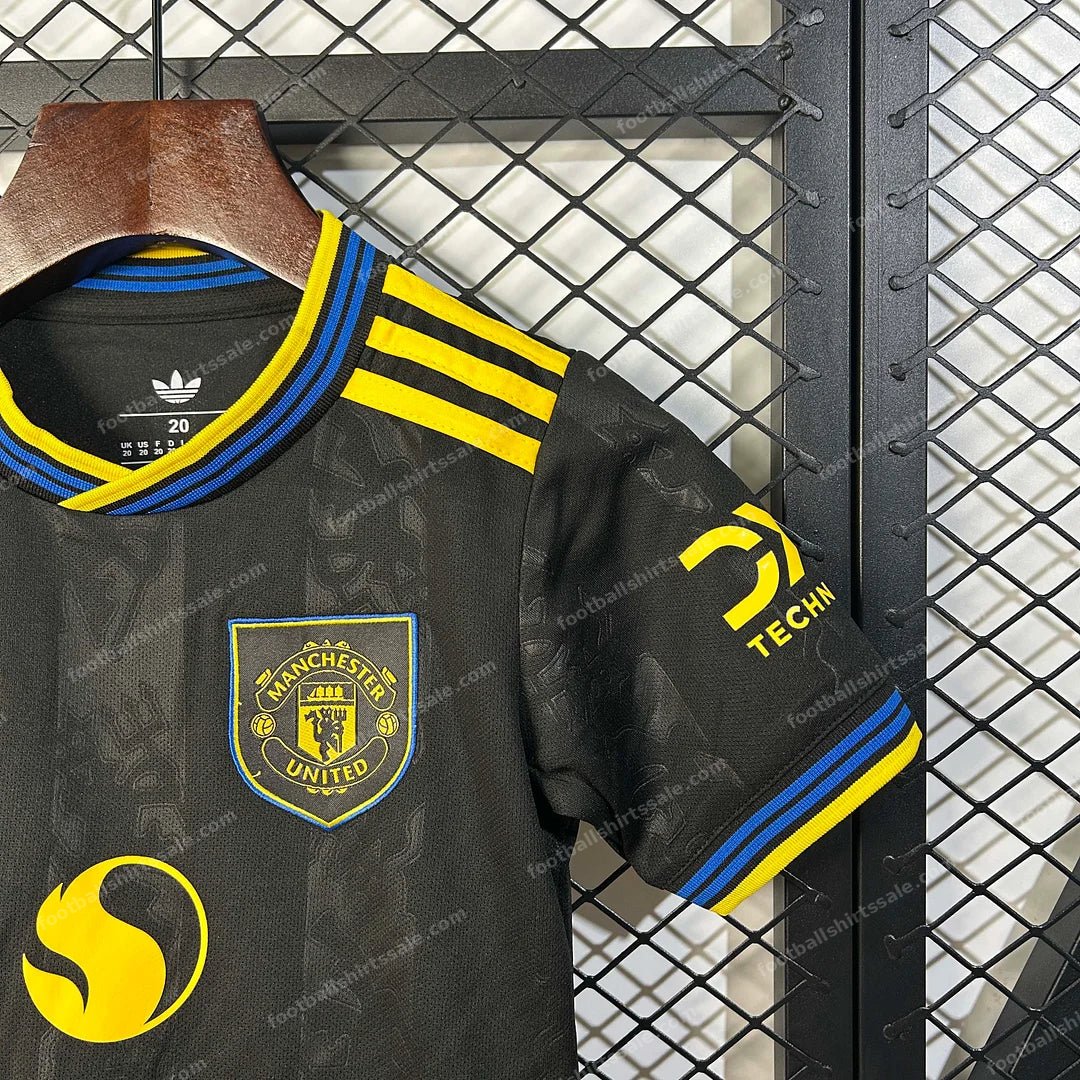2025/2026 Manchester United Third Away Football Shirt Kids Size - Detail 4
