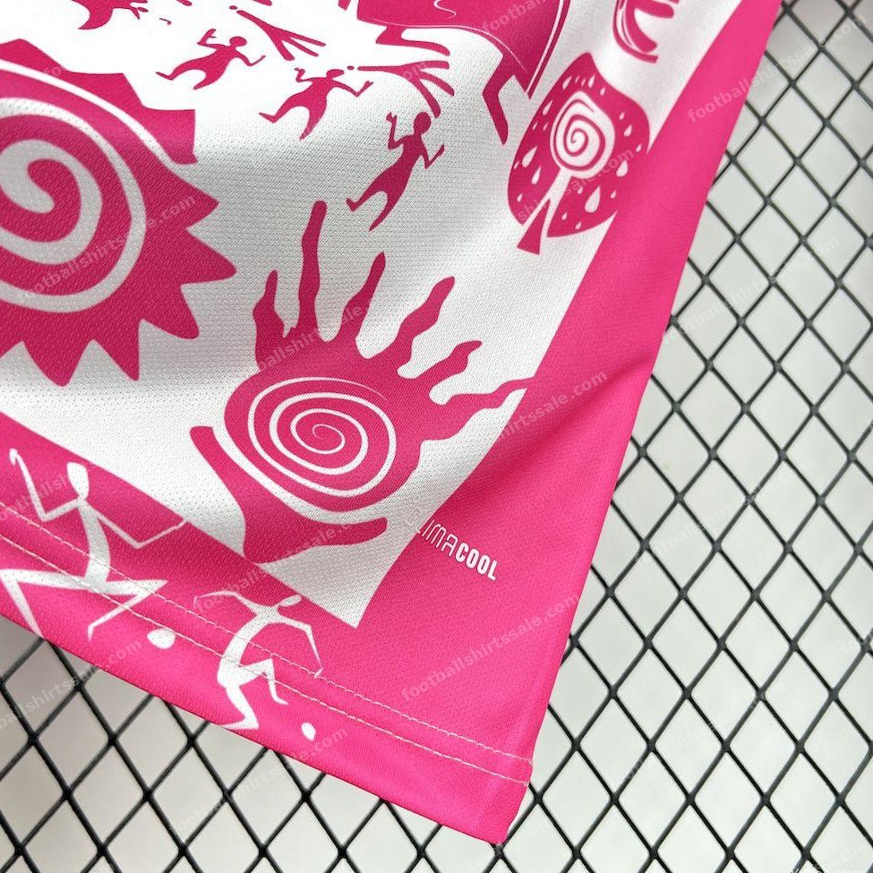 2025/2026 Mexico Concept Pink Football Jersey - Detail 2