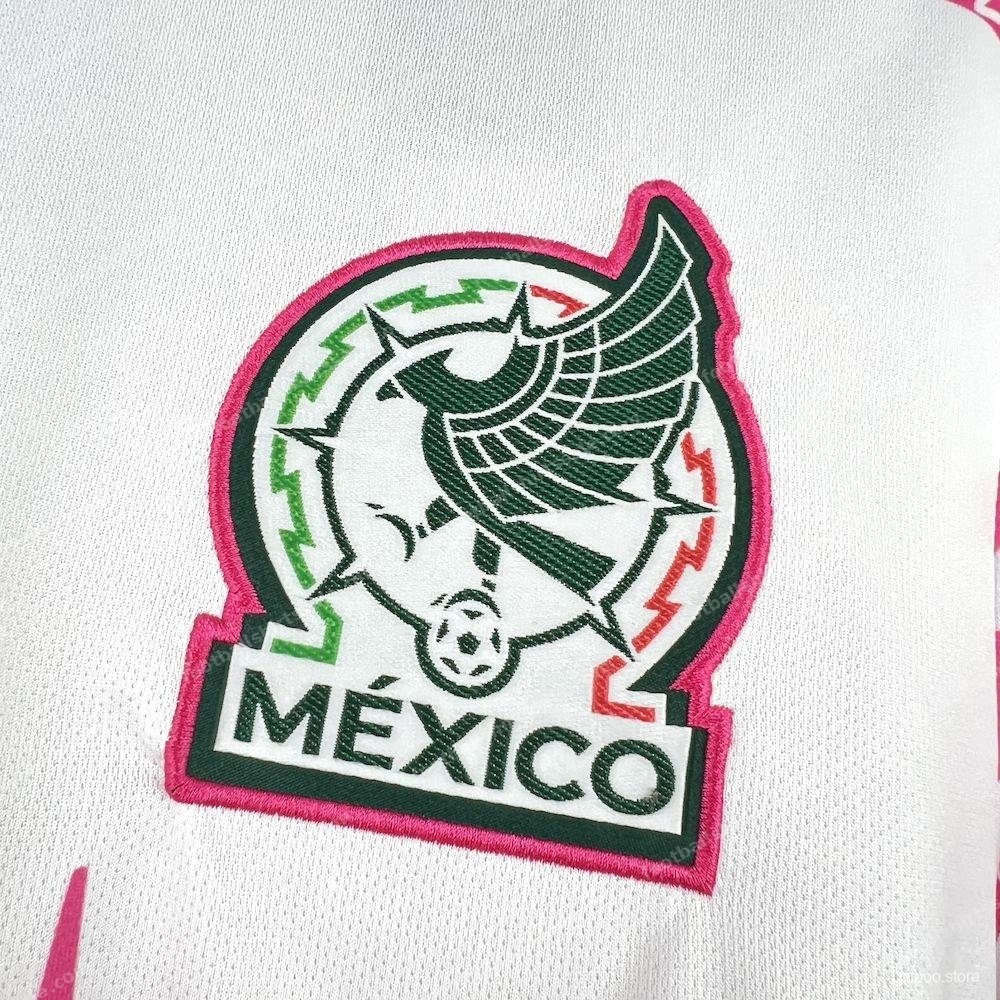 2025/2026 Mexico Concept Pink Football Jersey - Detail 3