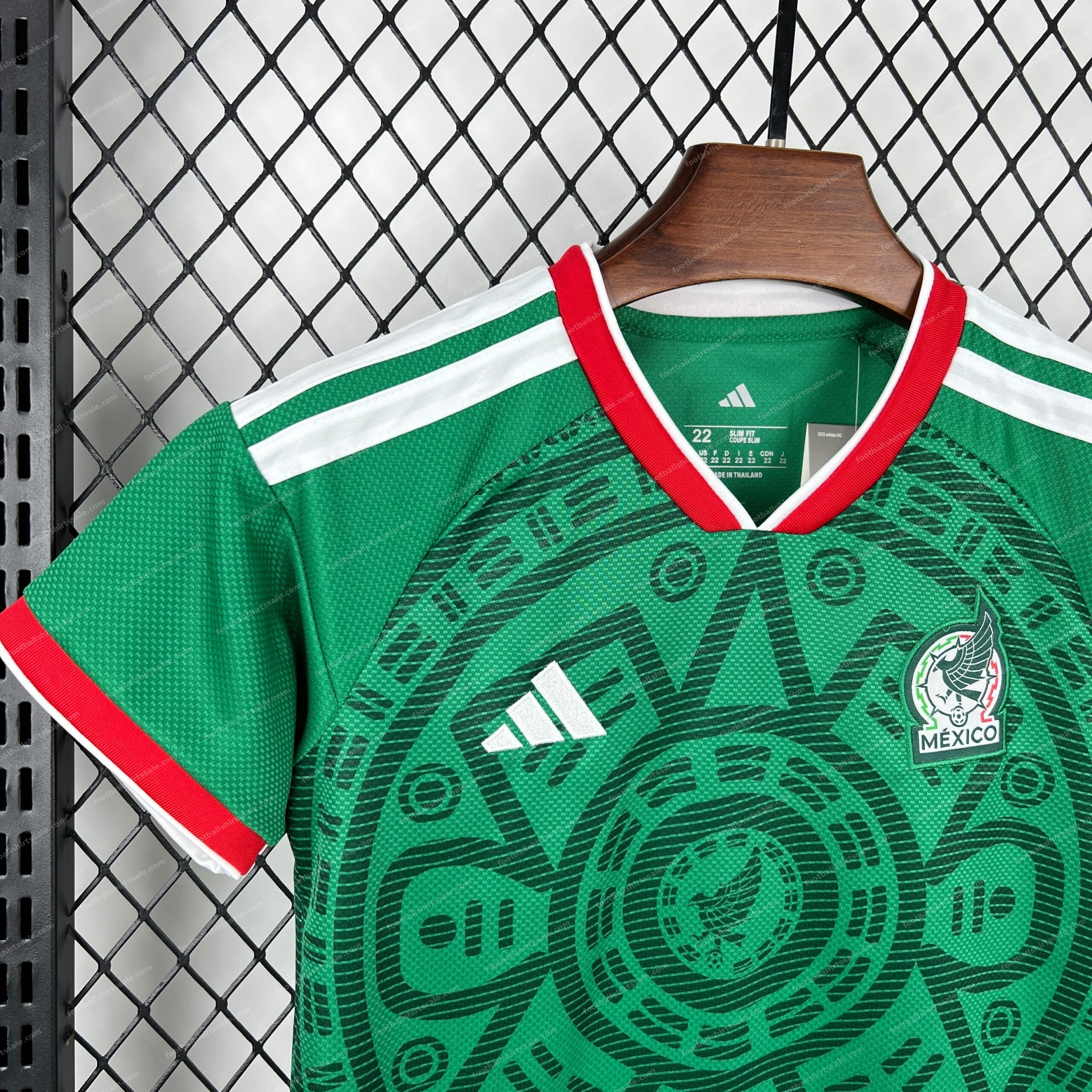 2026 Mexico Home World Cup Football Jersey Kids Size - Detail 2