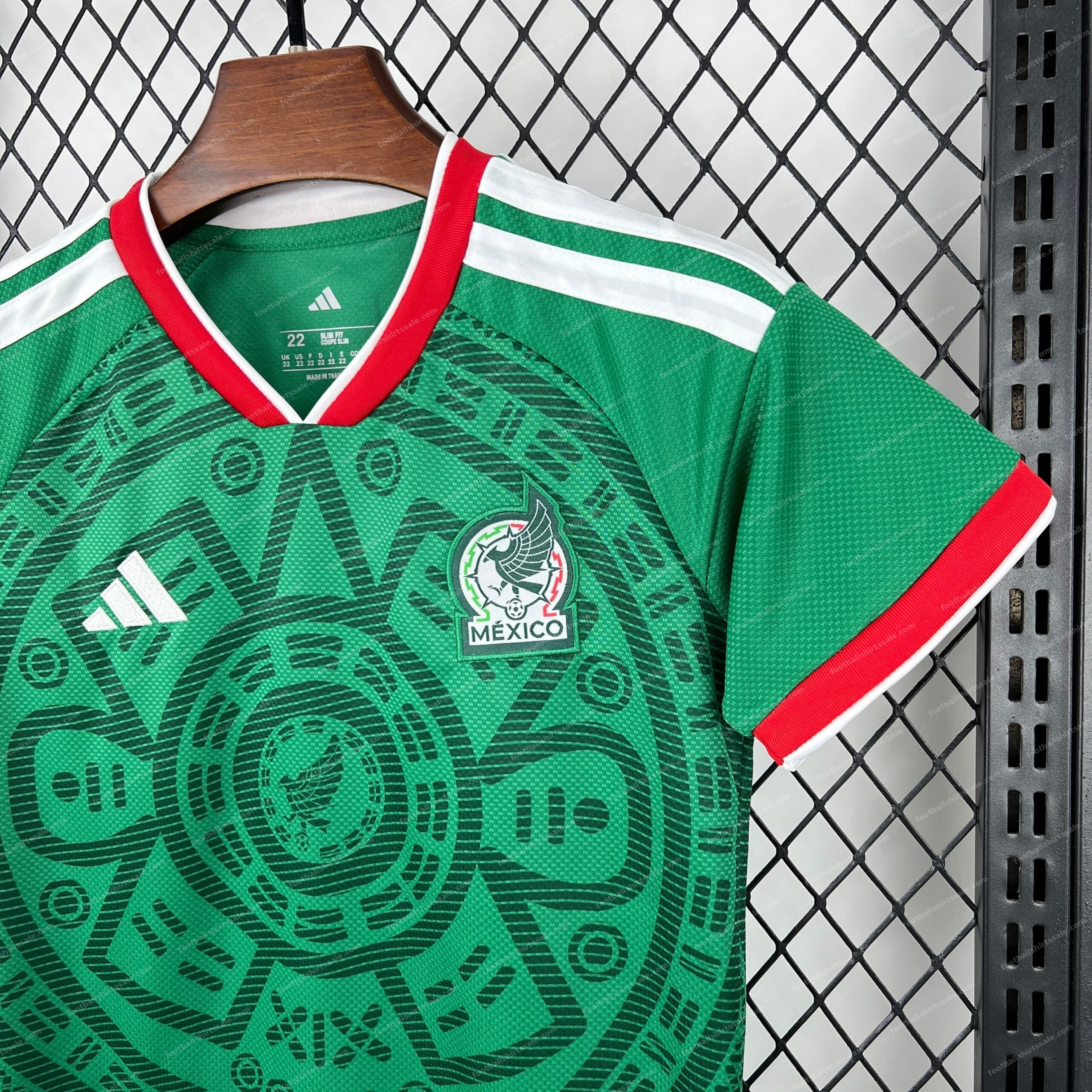 2026 Mexico Home World Cup Football Jersey Kids Size - Detail 3