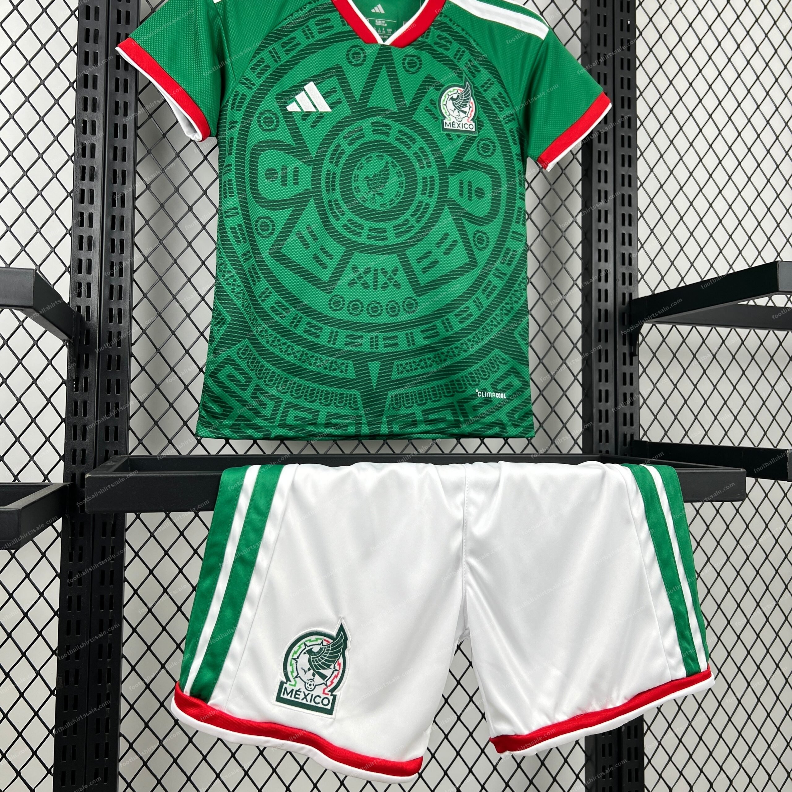 2026 Mexico Home World Cup Football Jersey Kids Size - Detail 4