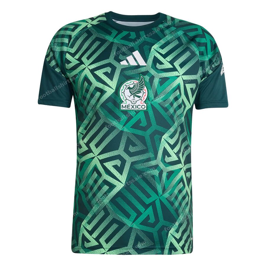 Mexico Pre Match Training Football Top