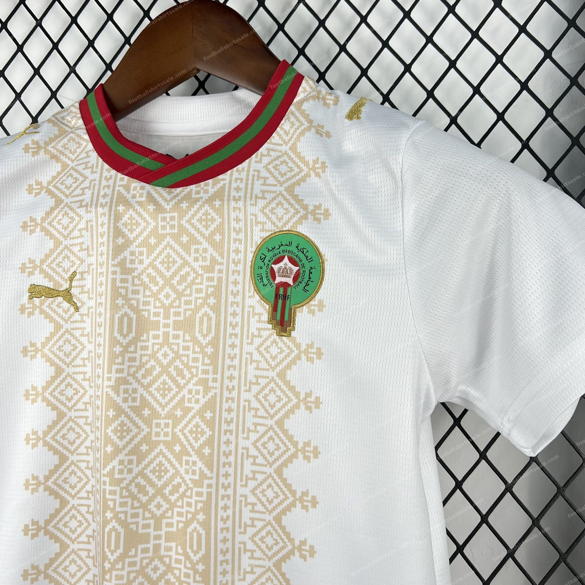 2026 Morocco Away World Cup Football Jersey Kids Size - Detail 2