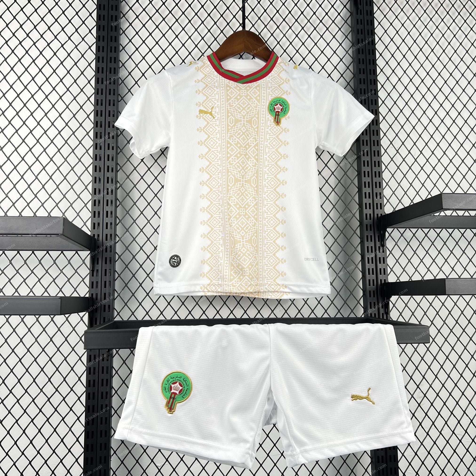 2026 Morocco Away World Cup Football Jersey Kids Size - Detail 5