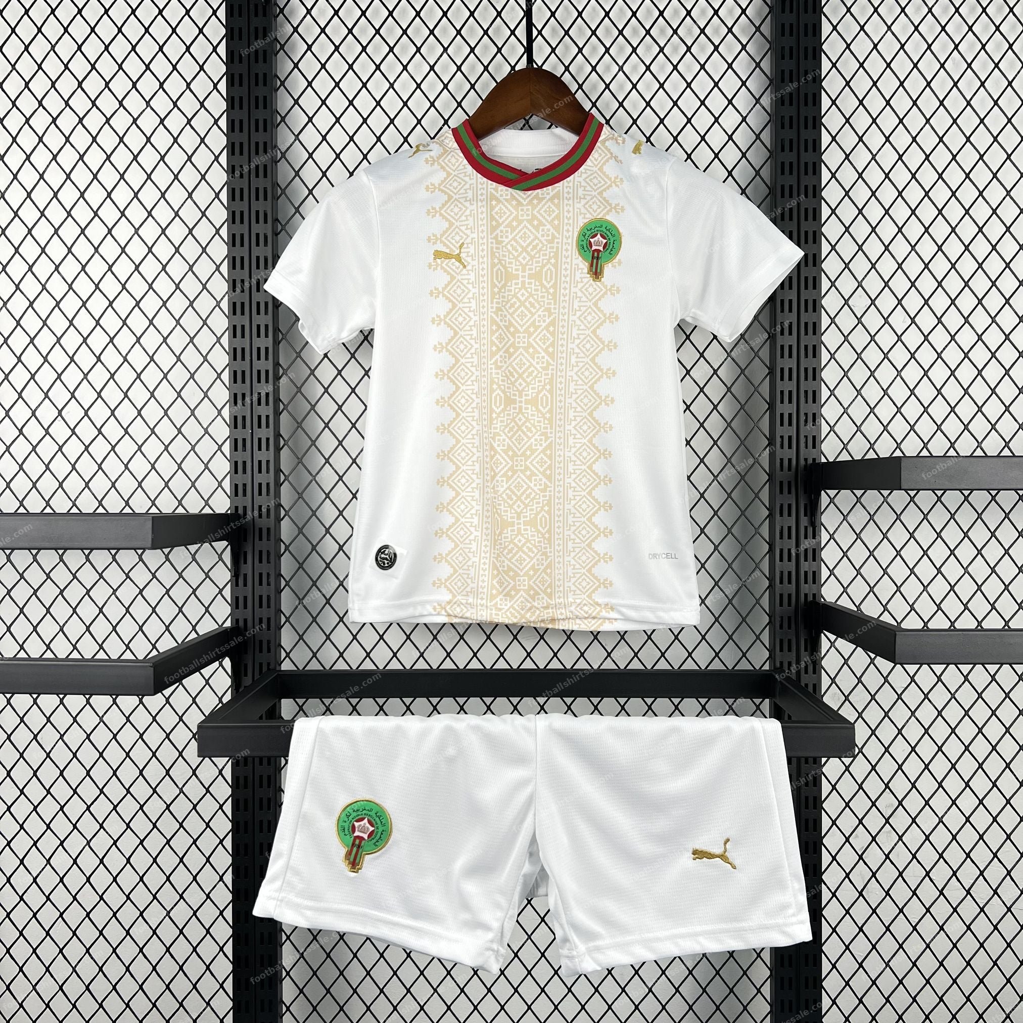 2026 Morocco Away World Cup Football Jersey Kids Size