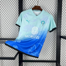 2026 Morocco Special Edition Atlas Blue Football Shirt