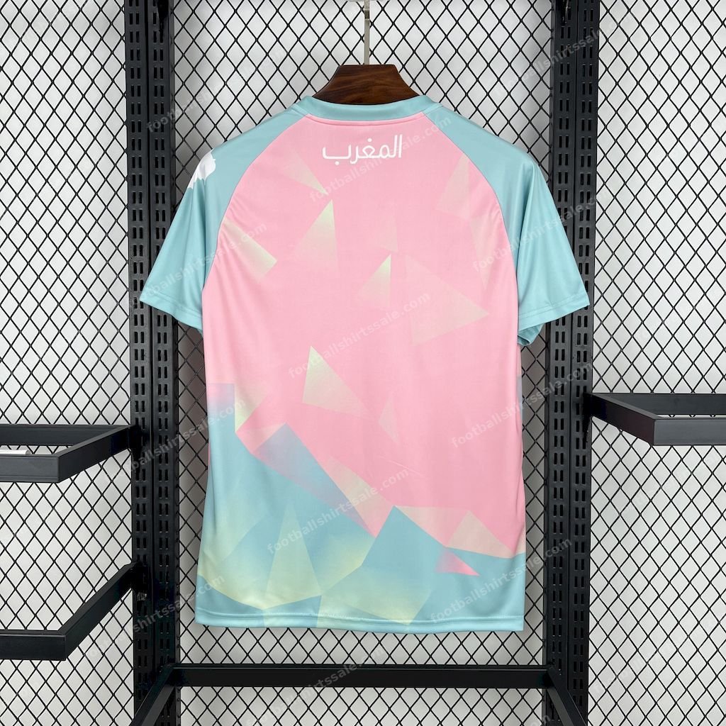 2026 Morocco Special Edition Pink Mint Dreams Football Shirt - Detail 2